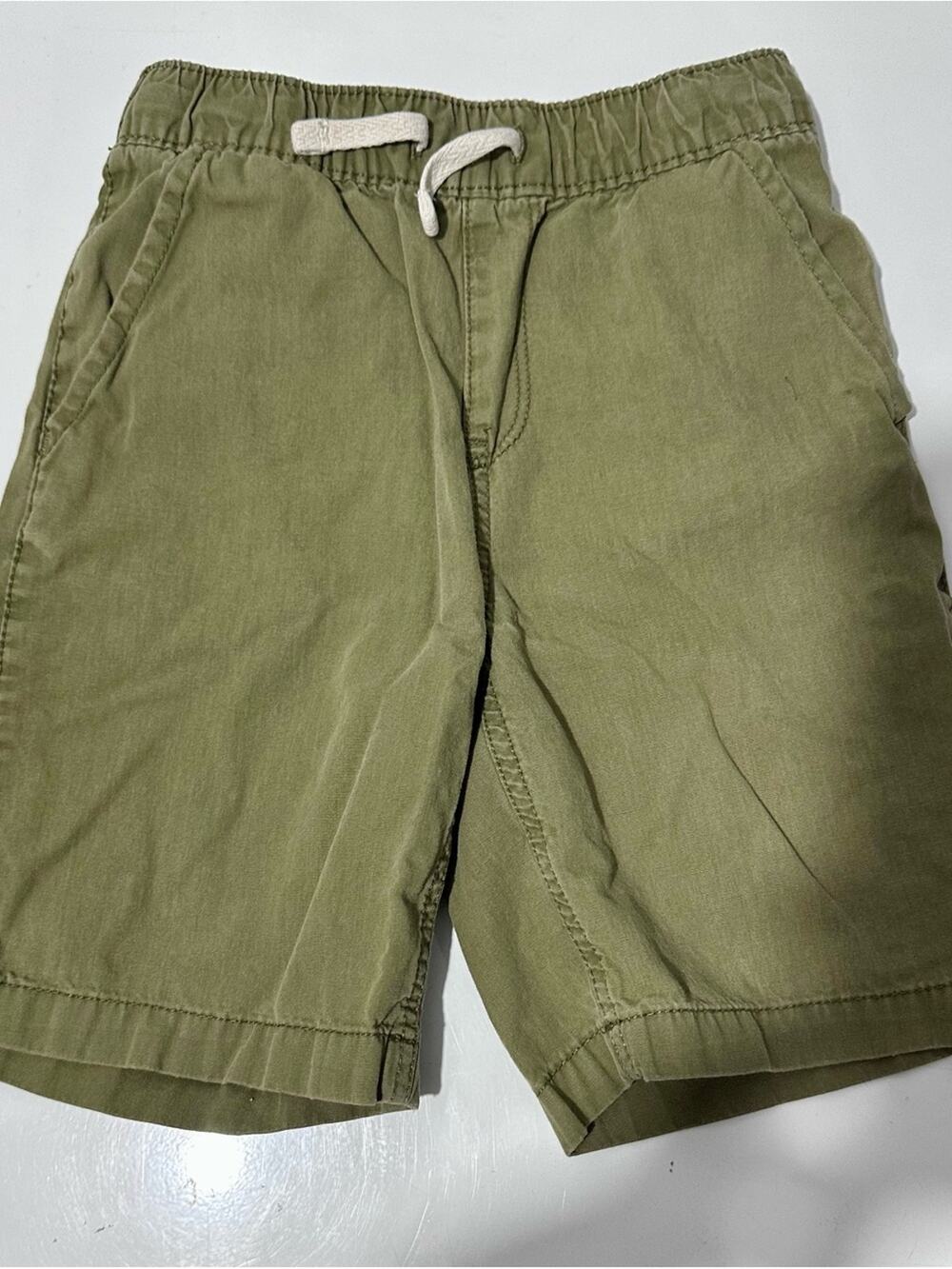 The Children's Place Olive Green Drawstring Shorts Size 5T (337)
